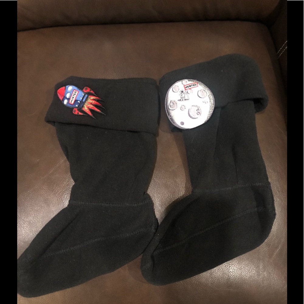 NWOT Hunter Boot fleece socks for kids